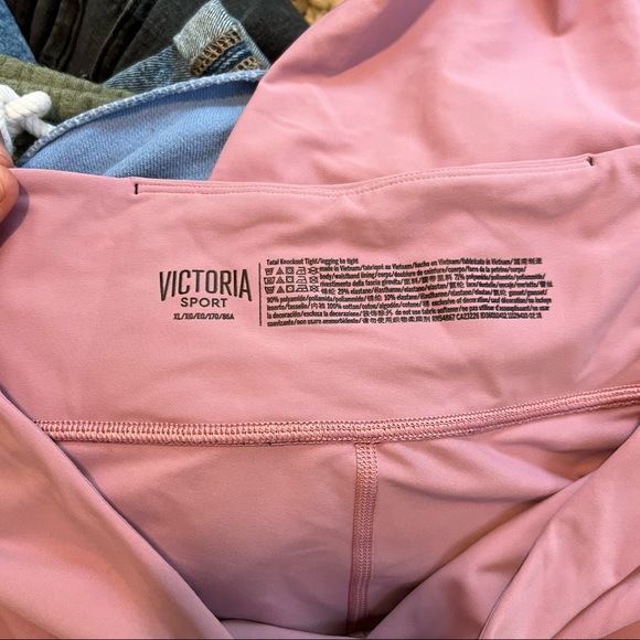 Victoria’s Secret | pink sport total knockout lace side leggings size XL - Picture 11 of 11